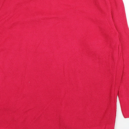 Womens UK Size 10 M&S Pink Cardigan Jumper