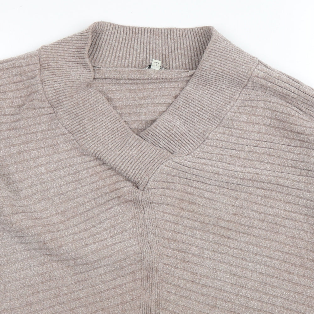 Womens UK Size S River Island Beige Pullover Jumper