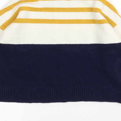 Matalan Girls Blue Striped  Pullover Jumper Size 12 Years