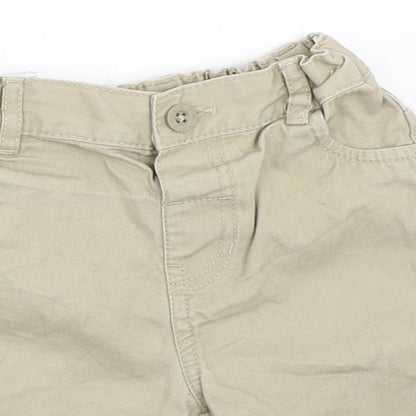 Baby Club Boys Beige   Cropped Trousers Size 12 Months