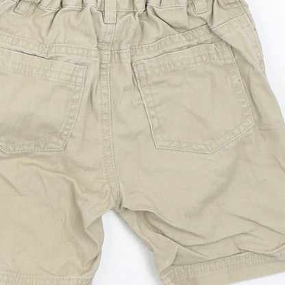 Baby Club Boys Beige   Cropped Trousers Size 12 Months