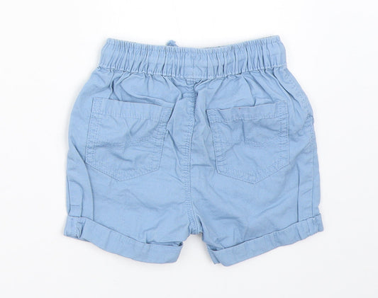 George Boys Blue   Cropped Trousers Size 18-24 Months