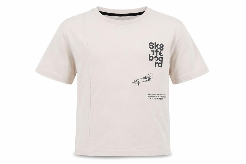 Matalan Boys Ivory   Basic T-Shirt Size 6 Years