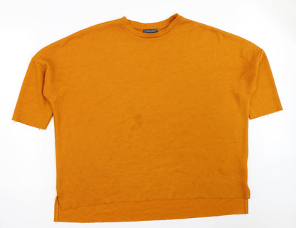 Primark Womens Yellow   Pullover Jumper Size L