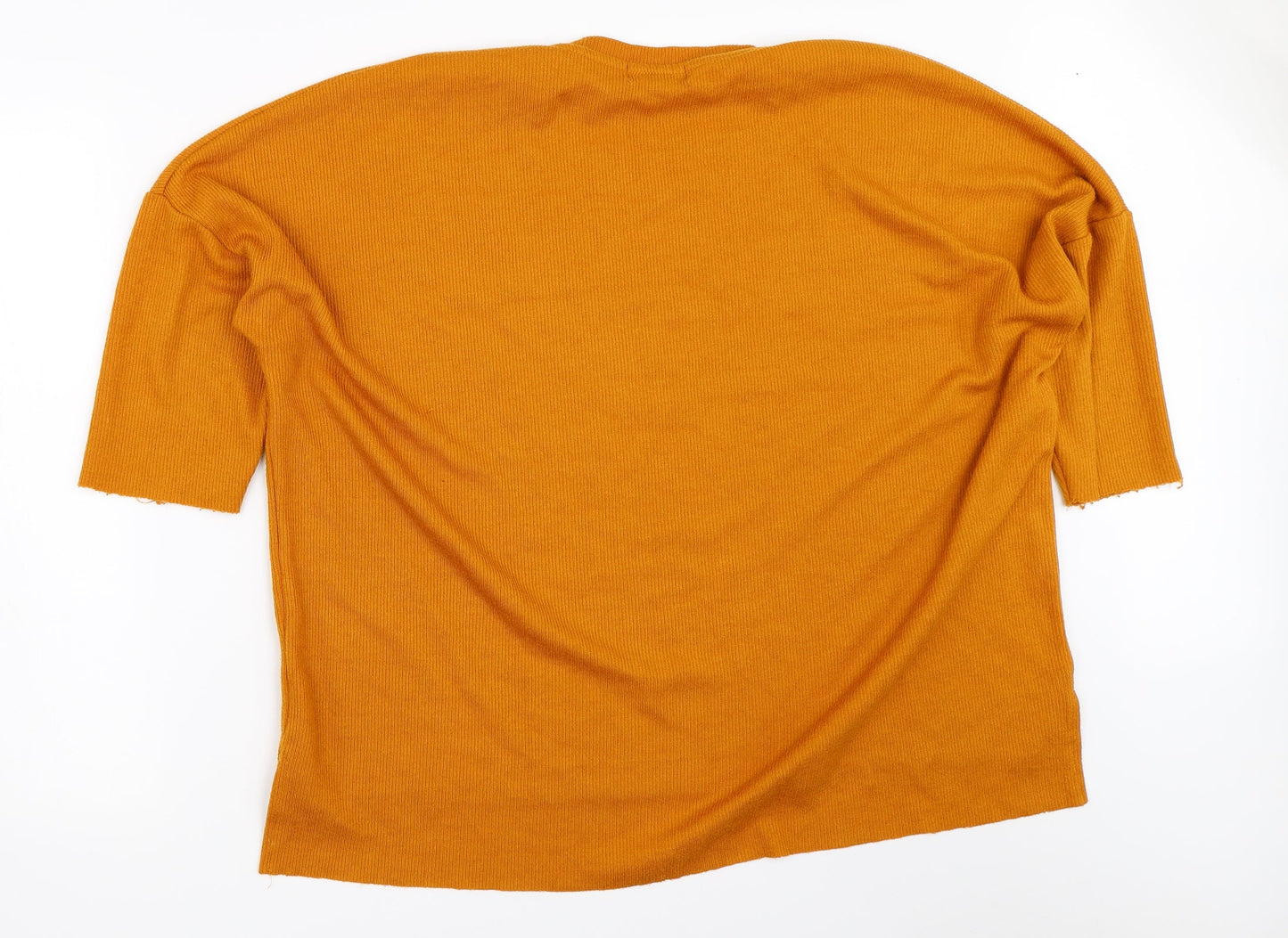 Primark Womens Yellow   Pullover Jumper Size L