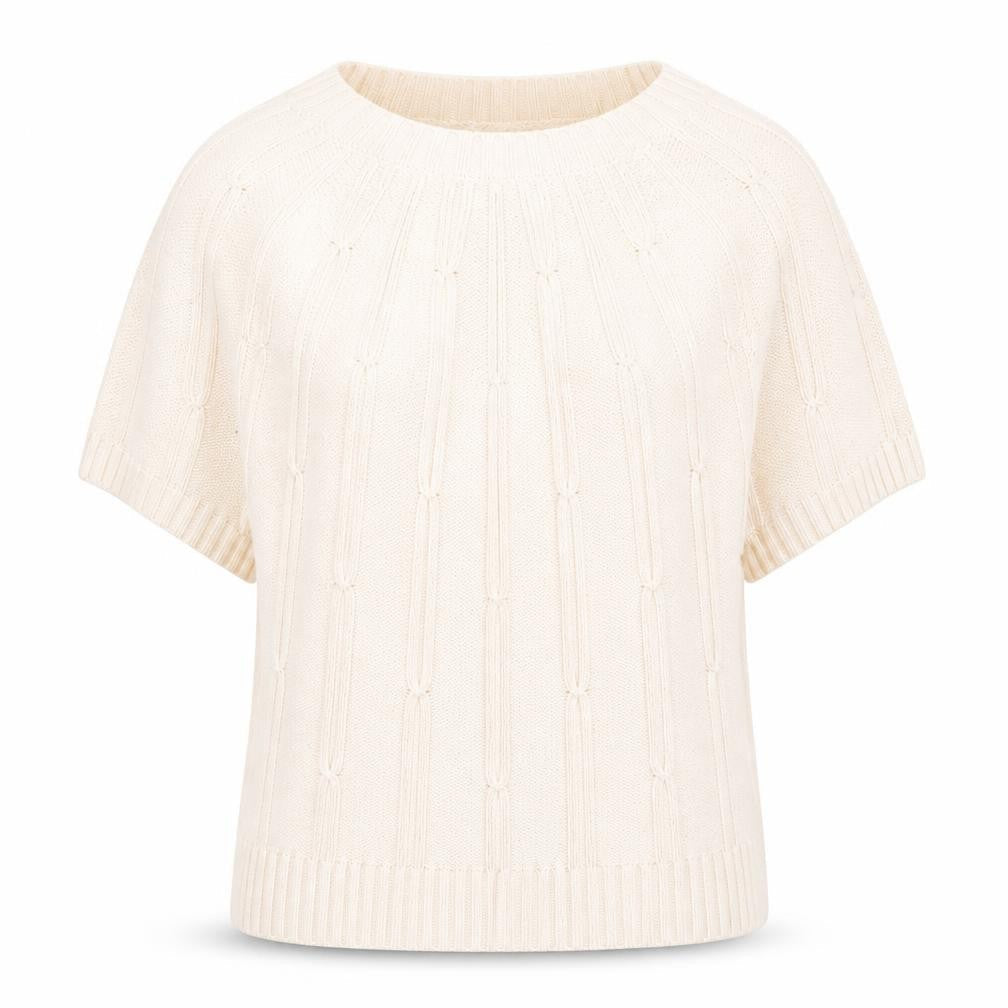 Womens UK Size 14 Papaya Ivory Pullover Jumper