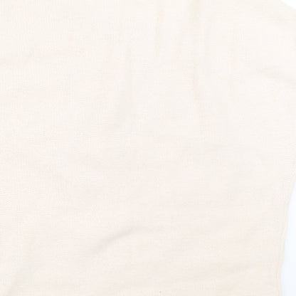 Womens UK Size 14 Papaya Ivory Pullover Jumper