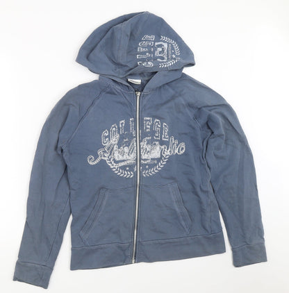 Womens UK Size 40 NEXT Blue Full Zip Hoodie