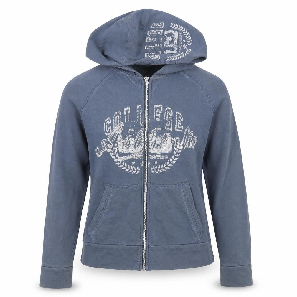 Womens UK Size 40 NEXT Blue Full Zip Hoodie