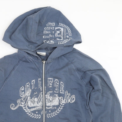Womens UK Size 40 NEXT Blue Full Zip Hoodie