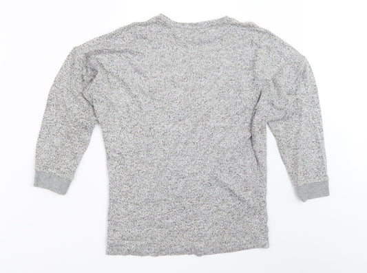 Nutmeg Girls Grey   Pullover Jumper Size 9-10 Years