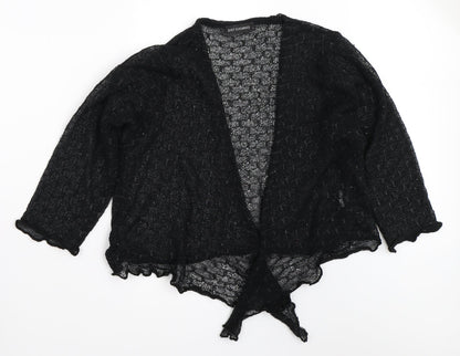 Just Elegance Womens Black   Cardigan Jumper Size L