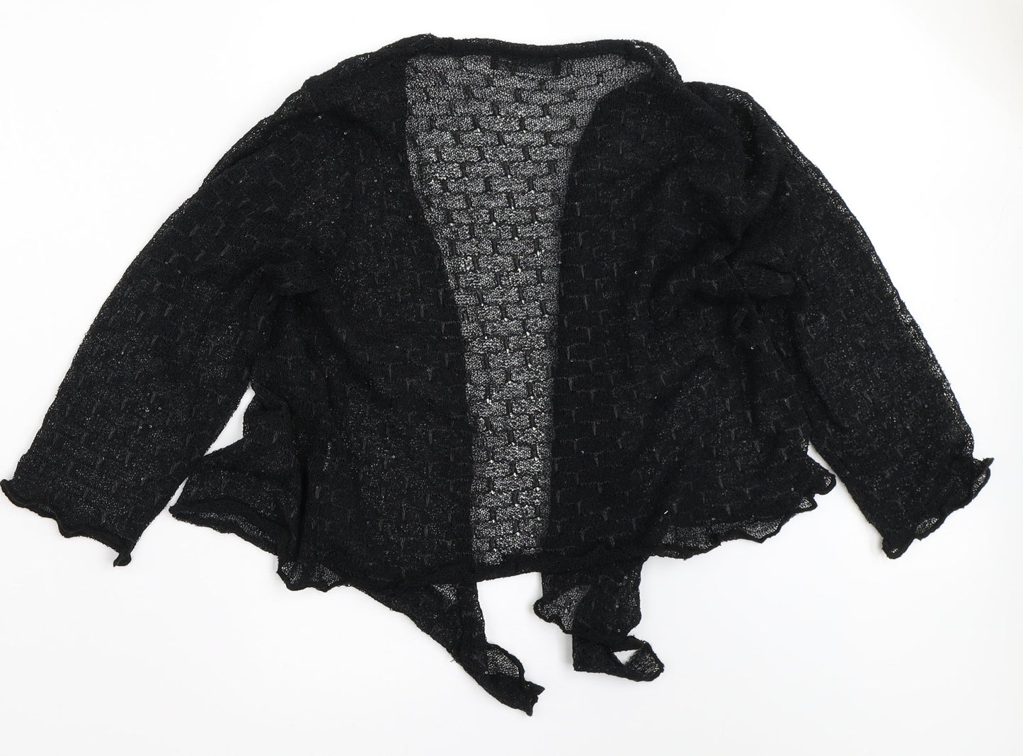 Just Elegance Womens Black   Cardigan Jumper Size L