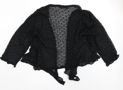 Just Elegance Womens Black   Cardigan Jumper Size L