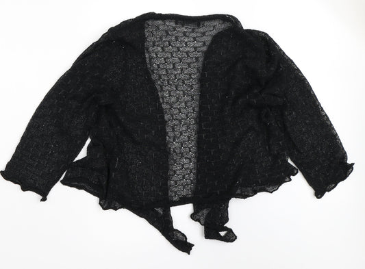 Just Elegance Womens Black   Cardigan Jumper Size L