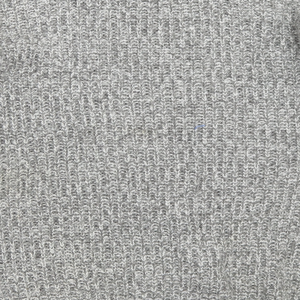 Womens UK Size S Papaya Grey Pullover Jumper