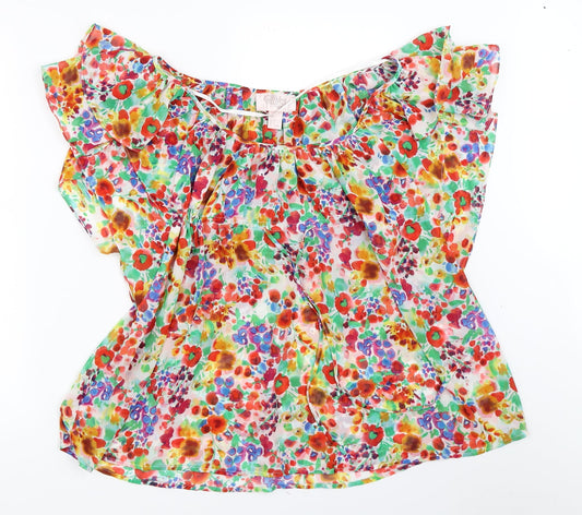 Womens UK Size 36 H&M Multicoloured Basic Blouse