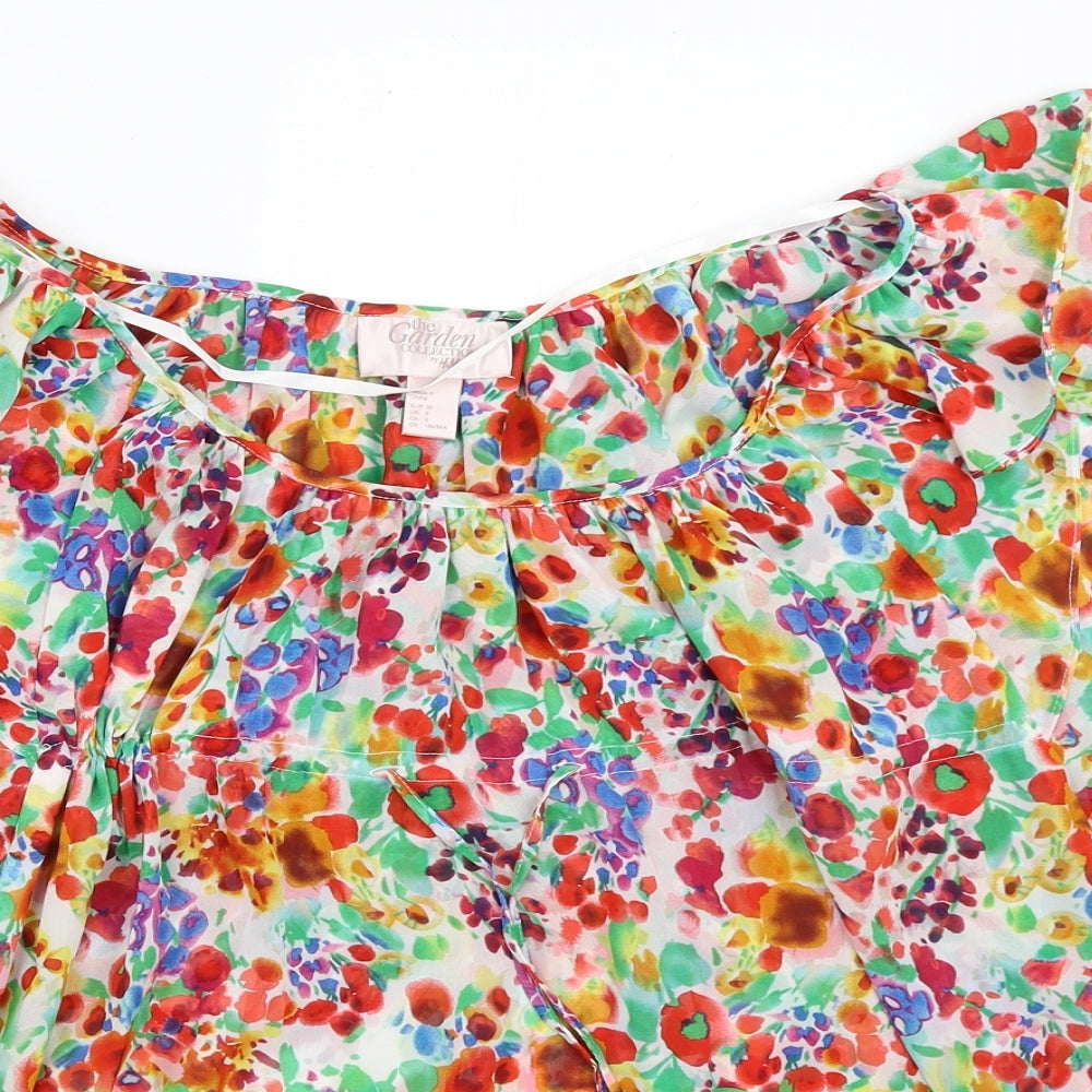 Womens UK Size 36 H&M Multicoloured Basic Blouse