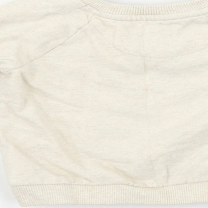 FRED&FLO   Girls Beige   Pullover Jumper Size 18-24 Months