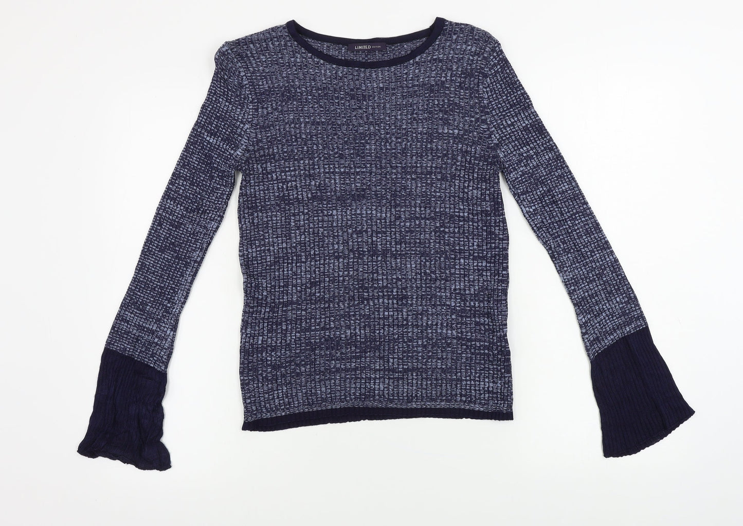 Womens UK Size 8 Marks and Spencer Blue Pullover Jumper