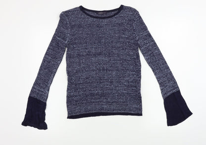 Womens UK Size 8 Marks and Spencer Blue Pullover Jumper