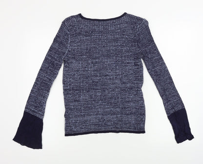 Womens UK Size 8 Marks and Spencer Blue Pullover Jumper