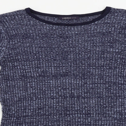 Womens UK Size 8 Marks and Spencer Blue Pullover Jumper