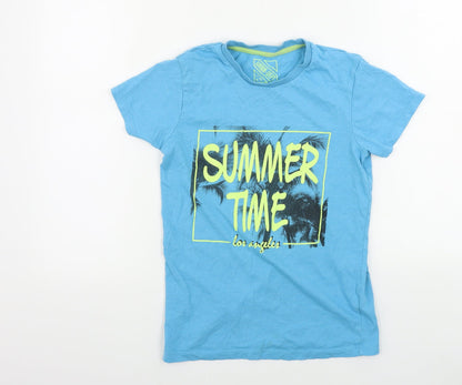 Matalan  Boys Blue   Basic T-Shirt Size 11 Years