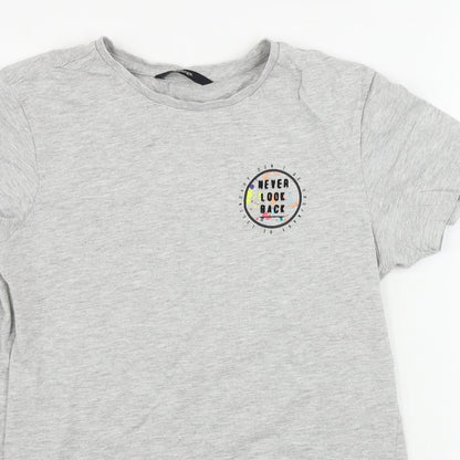 George  Boys Grey   Basic T-Shirt Size 13-14 Years