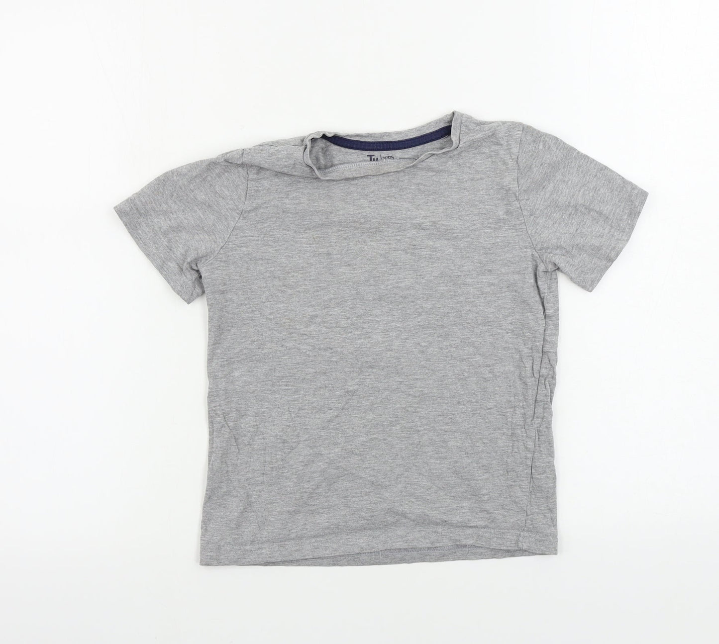 TU Boys Grey   Basic T-Shirt Size 8 Years