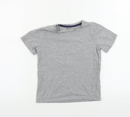 TU Boys Grey   Basic T-Shirt Size 8 Years
