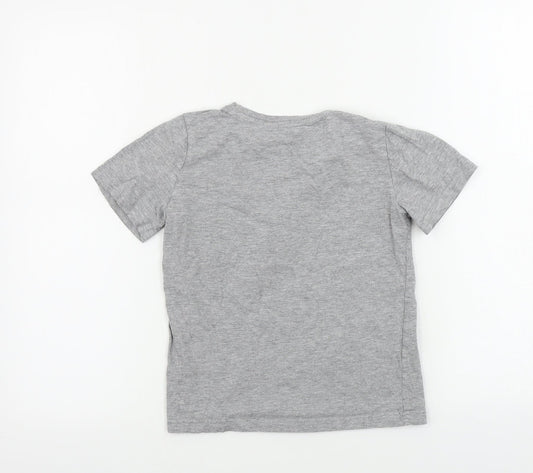 TU Boys Grey   Basic T-Shirt Size 8 Years