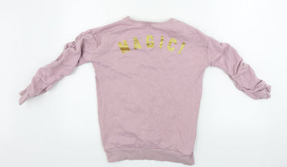 NEXT  Girls Pink   Pullover Jumper Size 10 Years