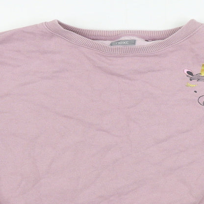 NEXT  Girls Pink   Pullover Jumper Size 10 Years