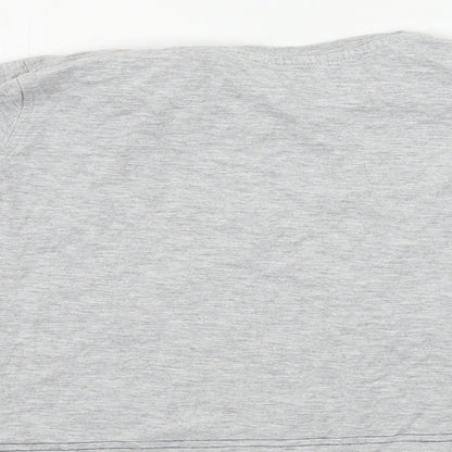 Rebel  Boys Grey   Basic T-Shirt Size 3-4 Years