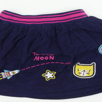 TU Girls Blue   A-Line Skirt Size 2 Years