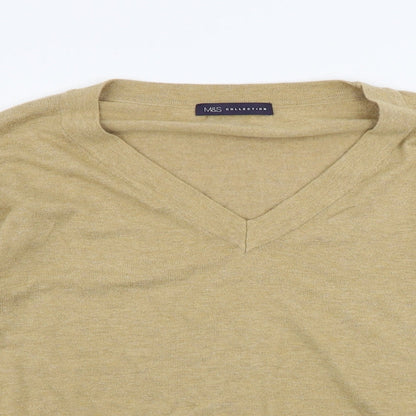 Womens UK Size 12 Marks and Spencer Beige Pullover Jumper
