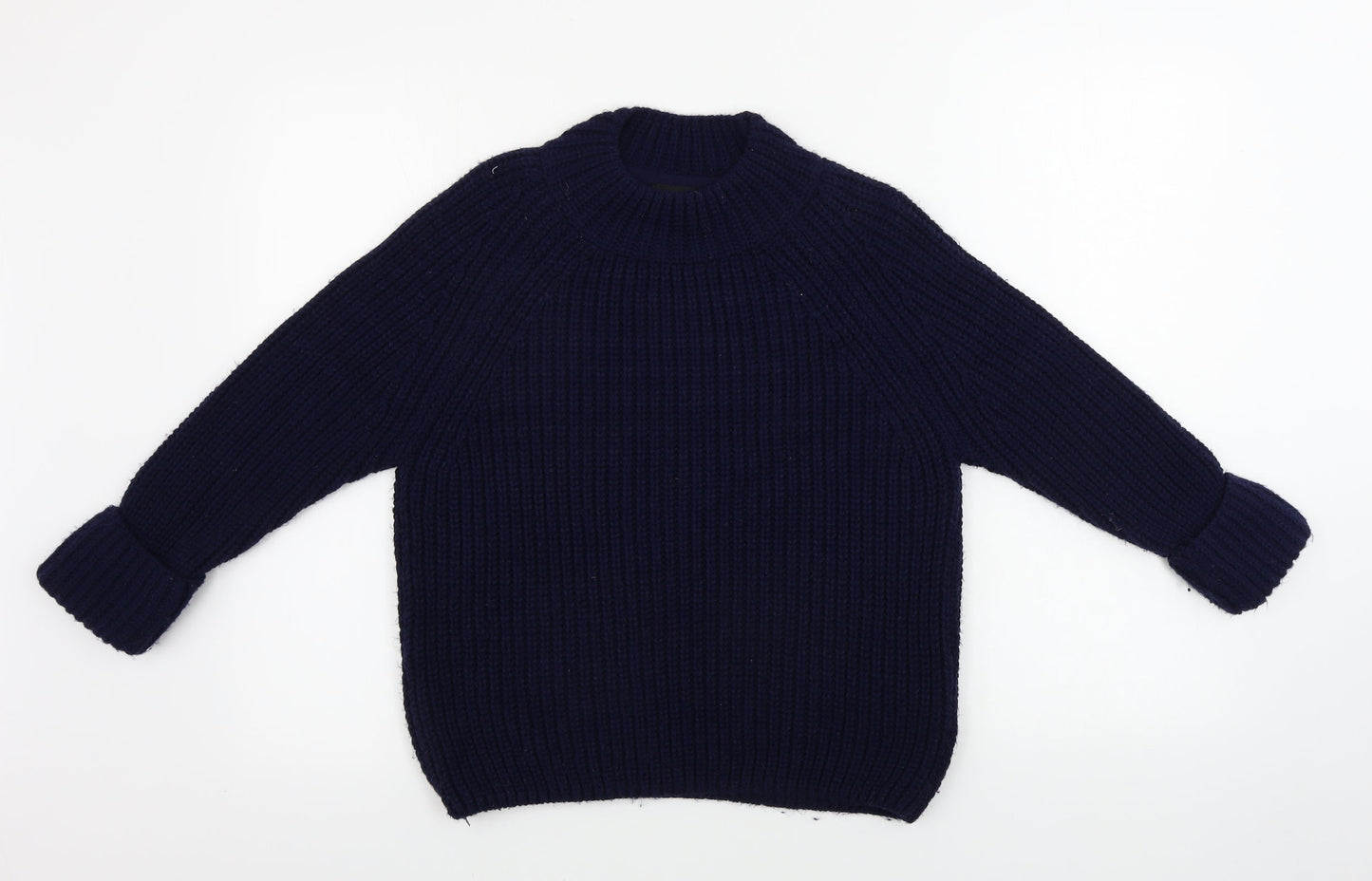 Womens UK Size 8 Topshop Blue Pullover Jumper