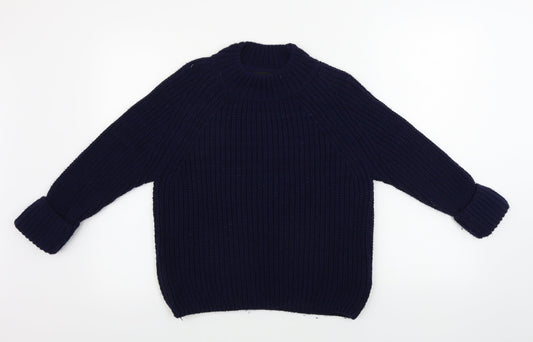 Womens UK Size 8 Topshop Blue Pullover Jumper