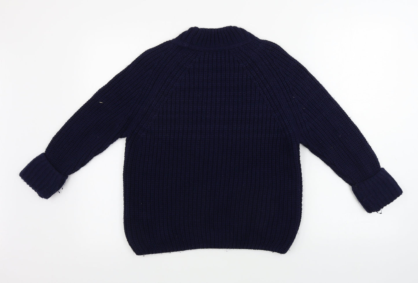 Womens UK Size 8 Topshop Blue Pullover Jumper