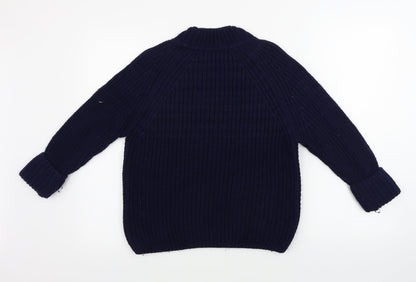Womens UK Size 8 Topshop Blue Pullover Jumper