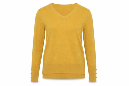 Primark Womens Yellow   Pullover Jumper Size S