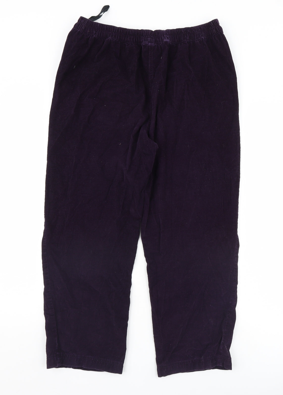 Womens UK Size 12 Isle Essentials Regular Fit  Purple Trousers