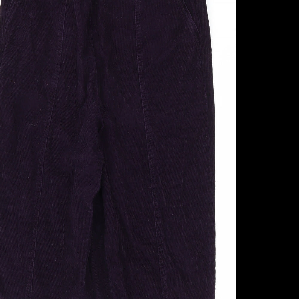 Womens UK Size 12 Isle Essentials Regular Fit  Purple Trousers