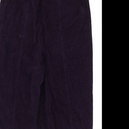 Womens UK Size 12 Isle Essentials Regular Fit  Purple Trousers