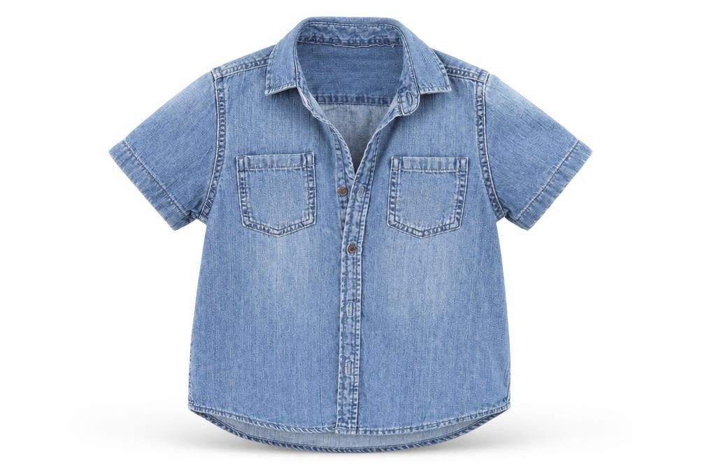 Front view of Next girls’ blue basic casual, size 7, years