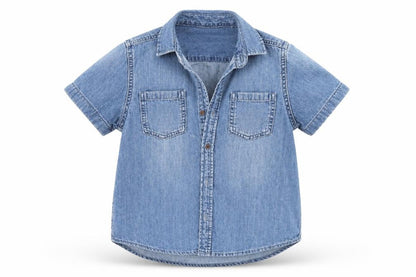 Front view of Next girls’ blue basic casual, size 7, years