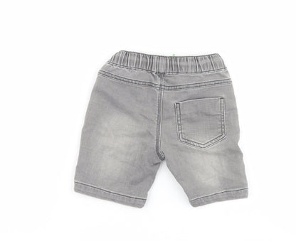 Matalan Girls Grey   Cargo Shorts Size 4 Years