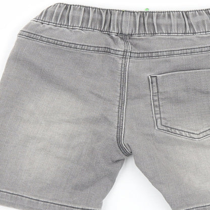 Matalan Girls Grey   Cargo Shorts Size 4 Years