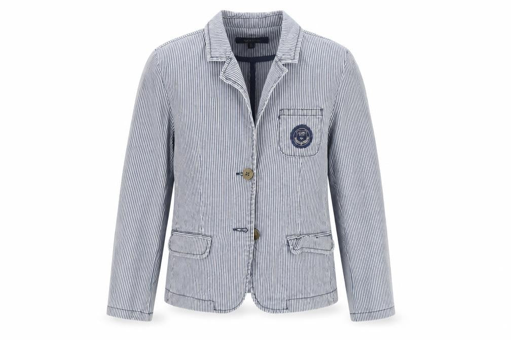 j jeans Girls Blue Striped  Jacket  Size 10 Years